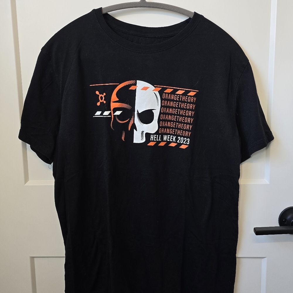 Orange Theory Orangetheory 2023 Hell Week T-shirt Unisex M Medium Black